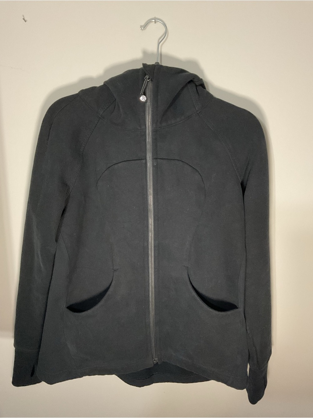 lululemon athletica Black Full-Zip Hoodie Jacket